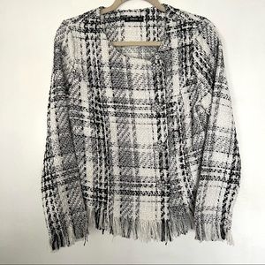 SHEIN PEARD BOTTON TWEED JACKED